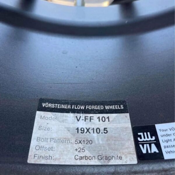 19" BMW Vorsteiner Wheels