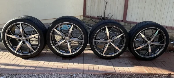 C8 Corvette Trident Wheels and Tires - OEM - Stingray 2020-2026 Corvette