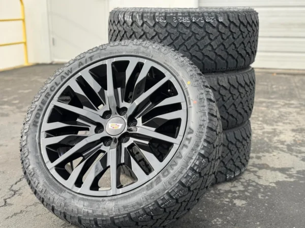 22" Black 2026 Cadillac Escalade Wheels Rims Tires Escalade Wheels 22x9