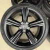 19" Honda Accord OEM Black Sport Wheels Rims Tires Set
