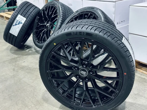 4 NEW 19" Gloss Black 19X8.5" Tires Rims 5X112 ET32 Wheels Fits: Audi A5 Audi S5